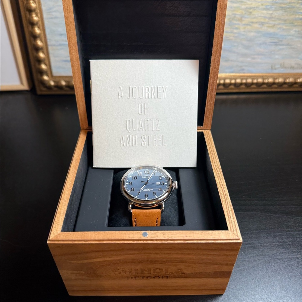 Men’s Shinola Runwell Date Watch
